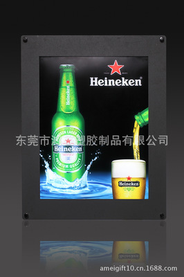 工厂定做超薄灯箱、亚克力灯箱与路边广告灯箱 东莞市鸿美塑胶制品厂家直销